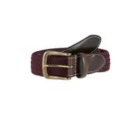 Dents Men’s Stretch Elastic Webbing Belt BURGUNDY L