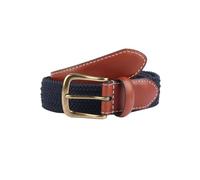 Dents Men’s Stretch Elastic Webbing Belt NAVY L