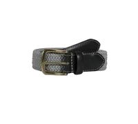 Dents Men’s Stretch Elastic Webbing Belt SILVER GREY L