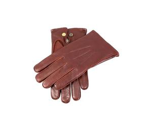 Dents Mendip Men's Wool Lined Leather Officer's Gloves English Tan 9.5 ENGLISH TAN 9.5