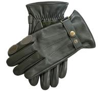 Dents Mens Birkhall Suede Palm Leather Shooting Gloves - Olive Green - Medium