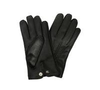 Dents Mens Burton Touchscreen Leather Gloves - Black/Grey - Medium