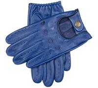 Dents Mens Delta Classic Leather Driving Gloves - Royal Blue/Black - Large