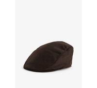 Dents Mens Dents Fernworthy Flat-Crown Wool Cap Brown M