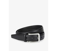 Dents Mens Dents Logo-Engraved Leather Belt Black M