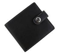 Dents Mens Eden Security Billfold Wallet - Black/Slate