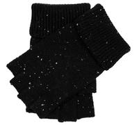 Dents Mens Lymington Fingerless Gloves - Black