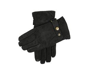 Dents Mens Morley Suede Gloves - Black - Extra Large