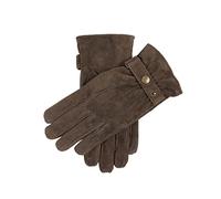 Dents Mens Morley Suede Gloves - Brown - Medium