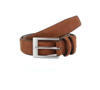 Dents Men's Suede Belt BROWN XL