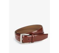 Dents Mens Tan Glossy Leather Belt L