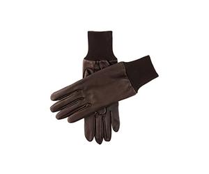 Dents Royale Men's Silk Lined Right Hand Leather Shooting Gloves BROWN 9