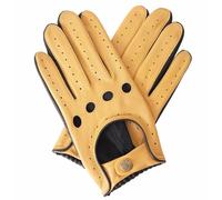 Dents Silverstone Men's Leather Touchscreen Driving Gloves CORK/BLACK Small