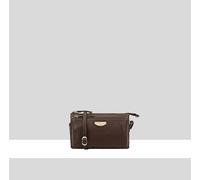 Dents Women's Anaya Leather Cross Body Bag in Chocolate Dents Chocolate One Size