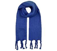 Dents Womens Blanket Braided Tassel Scarf - Cobalt Blue