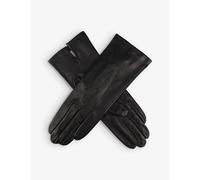 Dents Womens Dents Helene Cashmere-Lined Leather Gloves Black 7