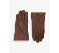 Dents Womens Dents Lorraine Leather Gloves Chestnut L