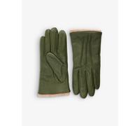 Dents Womens Dents Lorraine Leather Gloves Sage S