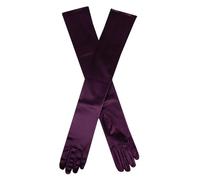 Dents Women's Long Satin Evening Gloves AMETHYST ONE