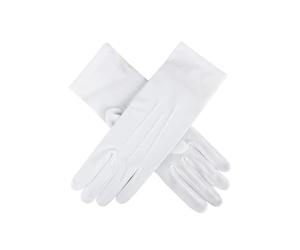 Dents Women's Matt Satin Gloves IVORY ONE