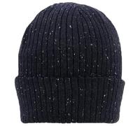 Dents Womens Ribbed Knit Beanie Hat - Navy