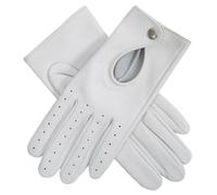 Dents Womens Thruxton Leather Driving Gloves - Pearl Cream - Medium