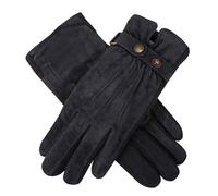 Dents Women's Warm Lined Casual Pigsuede Glove Navy Medium