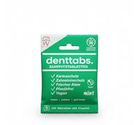 DENTTABS Toothbrush Tablets, Pack of 125, Mint with Fluoride, 2-Month Supply, Vegan & Plastic-Free, Sustainable Alternative to Toothpaste