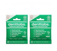 DENTTABS Toothbrush Tablets, Pack of 250, Mint with Fluoride, 4 Months Supply, Vegan & Plastic-Free, Sustainable Alternative to Toothpaste