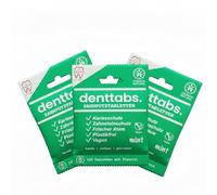 DENTTABS Toothbrush Tablets, Pack of 375, Mint with Fluoride, 6 Month Supply, Vegan & Plastic-Free, Sustainable Alternative to Toothpaste