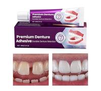 Denture Adhesive | 40g Cushion Sealant Stabilizer Tighten Secure Hold - Thermoplastic Denture Adhesive - for Men Adults Full Partial Wearers Travel Home