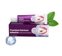Denture Adhesive,40g Repair Cushion Sealant Stabilizer - Denture Cream for Secure Hold | for Men Adults Full Partial Wearers Travel Home