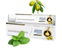 Denture Adhesive - 68g Natural Plant Extracts Denture Cream | Waterproof Strong Hold Paste | Dennture Fixing Adhesive for for Enhanced Social Readiness, and Lasting Confidence Maintenance
