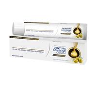 Denture Adhesive Cream 68g | False Teeth And Partials Fixative Friction Reduction Breath Assurance All Day Secure Fit Travel Friendly Easy Application Waterproof Formula For Upper Lower Dentures