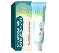 Denture Adhesive - Secure Hold Waterproof Fixation, Standard Size False Teeth Adhesive with Strong Bond for Comfortable Daily Use, Premium for Safe Care, Accessories