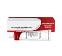 Denture Adhesive - Strong Hold Denture Adhesive Cream | Thermoplastic Solution | Fixative Cream for All-Day Secure Fit and Comfort