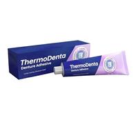 Denture Adhesive, Waterproof Thermoplastic Repair Paste 40g Instant Bonding Denture Glue for Adults Men Women Seniors Home Daily Use Travel Office Public Speaking Meals Secure Fit Comfort