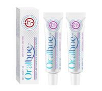 Denture Adhesives,2 PCS False Teeth Adhesive,Thermoplastic Denture Adhesive,Denture Silicone Reline Kit,Improve the Fit,Comfort and Stability of Dentures（20g）