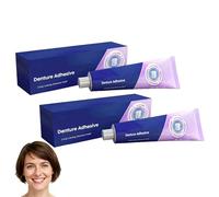 Denture Bond, Thermoplastic Denture Adhesive, Long-Lasting Denture Adherence, Convenient Dental Glue for Teeth, Improves Fit, Comfort and Stability (2pcs)