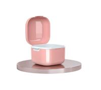 Denture Case 1pc Denture Case, Invisible Aligner, Clear Retainer, Braces,Soak, Travel-Friendly(Red)