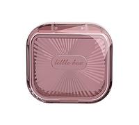 Denture Case, Denture Box Good Sealing High Capacity Portable Waterproof Light Luxury Denture Bath Case Box Holder for Daily Use, Special Birthday Gift Pink S