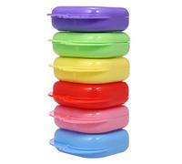 Denture case for dentures/Dental Orthodontic Retainer Case Box for Denture/Mouth Guard Case with Vent Holes/Denture Storage Container