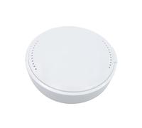 Denture Case, Orthodontic Retainer Box Wear-Resistant Vent Hole Design with Mirror Dental Mouthguard Denture Holder Mouthpiece Case for Unisex, Special Birthday Gift White