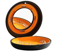Denture Case, Retainer Case with Mirrors | Shoulder Strap Case, Night Protective Case, Container Storage Holder,Strap Alignment Case, Retainer Container, Denture Case