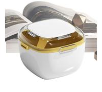 Denture Cups for Soaking - Cleaning Vessel, Leak-Proof Container for Appliance Hygiene, Retainer Cleaning Box with Sealing Lid, Case for Home, Offices and Car