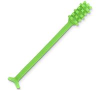 Denture Dart V2 Denture Gel Adhesive Remover - Remove Denture Gel Adhesive from Mouth & Gums, Denture Glue Removal Tool, Oral Hygiene Product Accessories, Scraper w/Textured Grip and Rigid Bristles