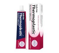 Denture Fixative Adhesive, Adhesive Gel, Thermoplastic Formula for Enhanced Comfort, Firm Grip, Prevents Shifting, Perfect for Meals, Social Gatherings, Travel
