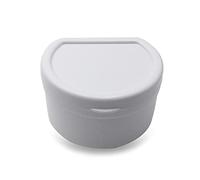 Denture for Case Denture Box for W/Strainer Night Cleaner Denture Bath Box for Retainer Mouthguard False Teeth Denture