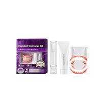 Denture Reliner Kit with Cleaning Brush Soft Resin Temporary Cosmetic Teeth