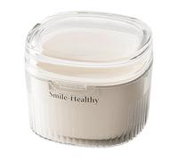 Denture Soaking Box, Transparent Cleaning Case, Sealed Lid with Portable Design, Compact Shape with, 3.39x3.46x2.64 Inches Accessories, Hygiene Box for Braces Dentures Safety
